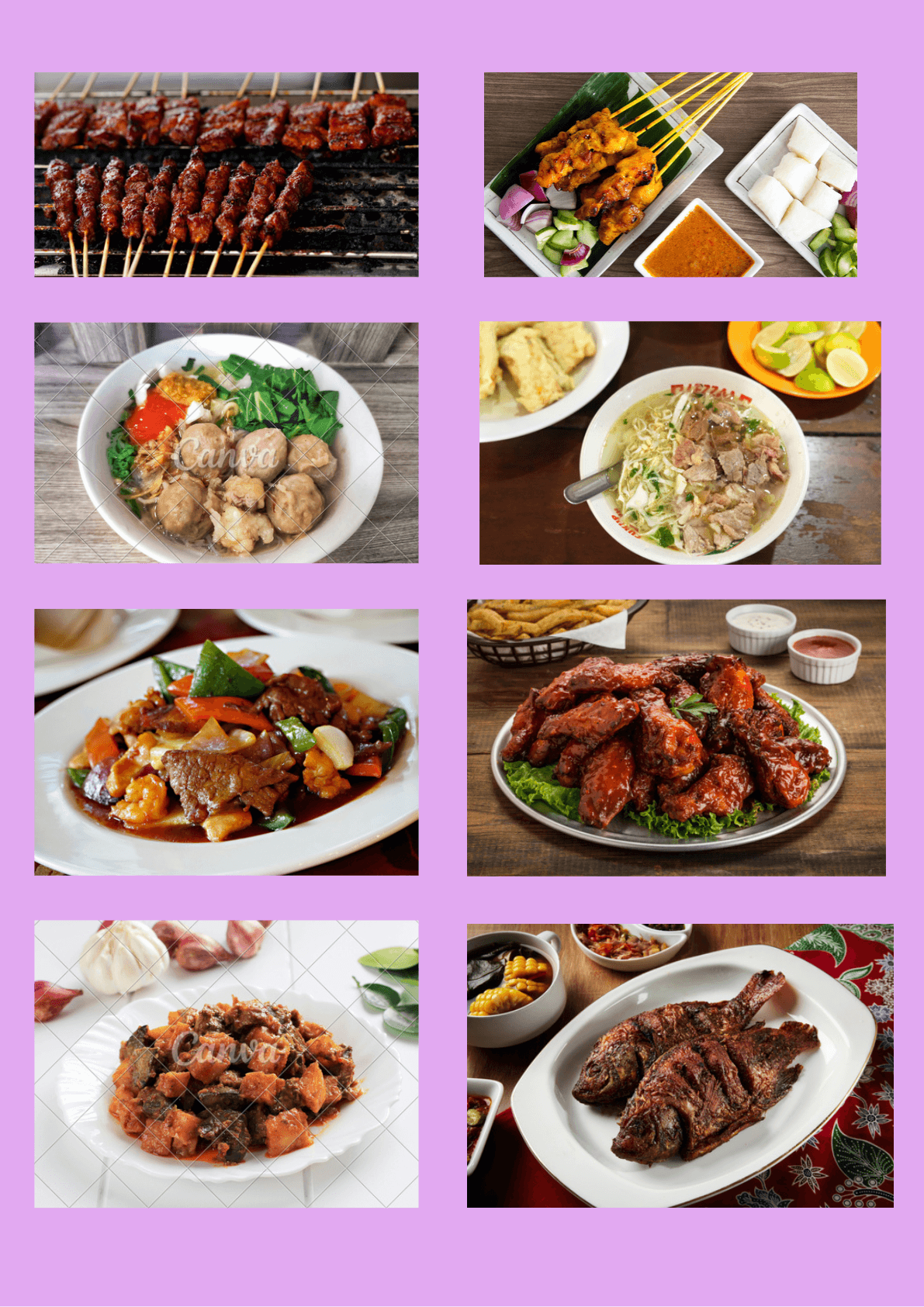 Price List Purple Catering — halaman 10: Galeri Hidangan